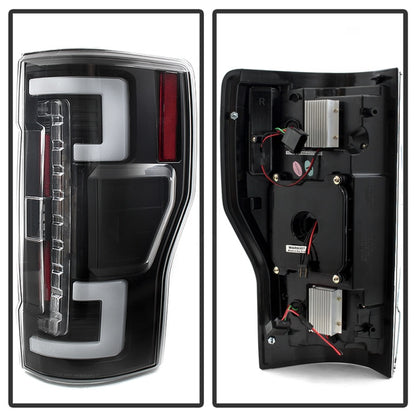Spyder 17-18 Ford F-250 Super Duty (Excl LED Models) LED Tail Lights - Black (ALT-YD-FS17-LED-BK) 5085580 5085580 Photo - Unmounted