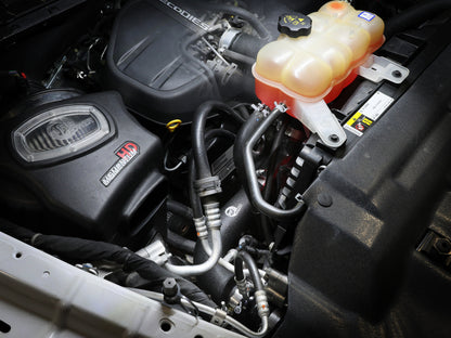 aFe 16-19 RAM 1500 V6 3.0L (TD) BladeRunner 3in Aluminum Hot & Cold Charge Pipe Kit - Black 46-20494-B 46-20494-B Photo - Mounted