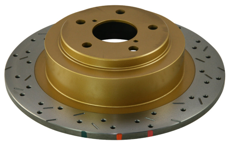 DBA 01-04 Outback 2.5L/3.0 H6 Rear Drilled & Slotted 4000 Series Rotor 4657XS 4657XS Photo - Primary
