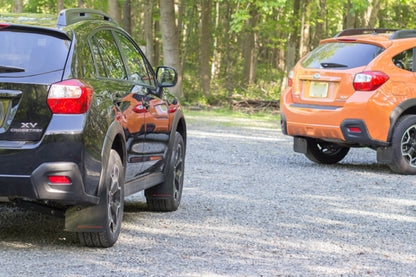 Rally Armor 2013+ Subaru XV Crosstrek Mud Flaps Grey logo MF26-UR-BLK/GRY User 1