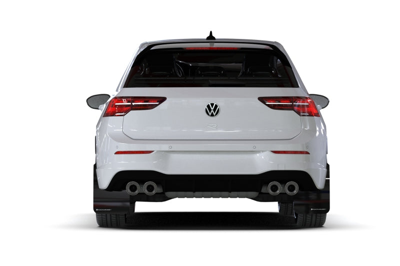 Rally Armor 2022 MK8 Volkswagen Golf GTI/R Red UR Mud Flap w/ White Logo MF80-UR-RD/WH MF80-UR-RD/WH User 1