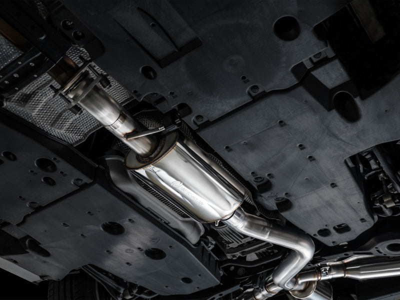 AWE Tuning AWE 23-24 Toyota GR Corolla Touring Edition Catback Exhaust - Chrome Silver Tips 3015-52472 3015-52472 Photo - Mounted