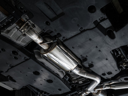AWE Tuning AWE 23-24 Toyota GR Corolla Touring Edition Catback Exhaust - Chrome Silver Tips 3015-52472 3015-52472 Photo - Mounted
