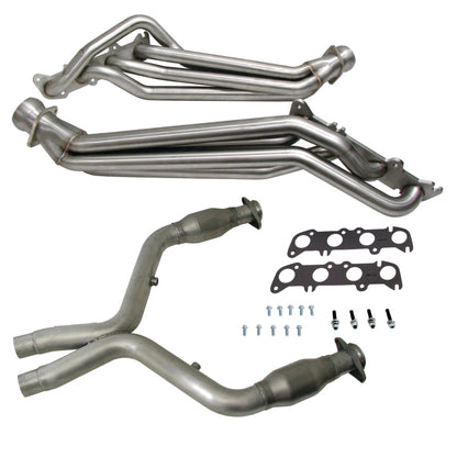 BBK 11-14 Ford Mustang GT 1-7/8in Full-Length Headers w/High Flow Cats - 304 Stainless Steel 18566 18566 Photo - Primary