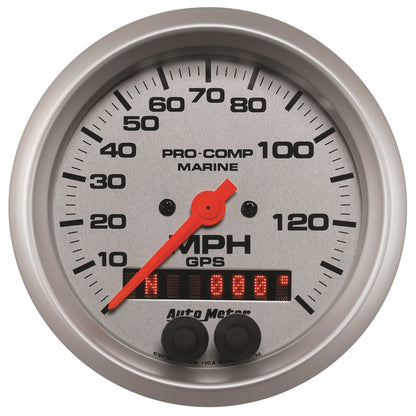 AutoMeter Marine Silver 3-3/8in. 140MPH GPS Speedometer Gauge 200638-33 200638-33 User 1