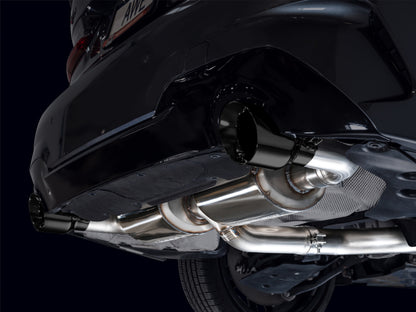 AWE Tuning AWE 19-23 BMW 330i / 21-23 BMW 430i Base G2X Touring Axle Back Exhaust - Diamond Black 3015-33429 3015-33429 Photo - Mounted