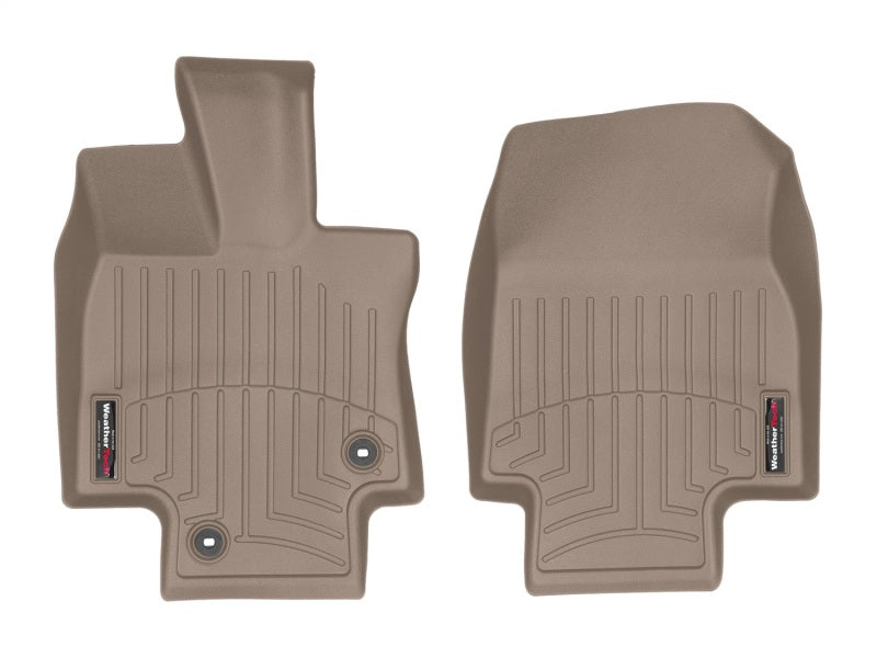 WeatherTech WT FloorLiner - Front - Tan Floor Mats Floor Mats - Rubber main image