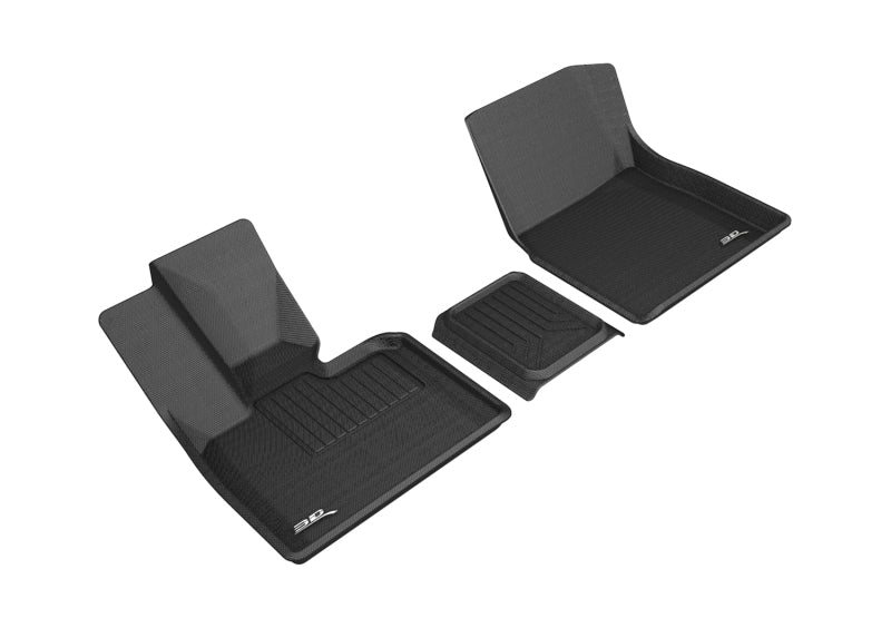 3D MAXpider 2014-2019 BMW I3 Kagu 1st Row Floormat - Black L1BM09411509 L1BM09411509 Photo - Primary