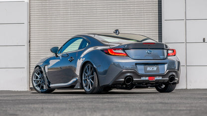 Borla 22-23 Subaru BRZ/Toyota GR86 2.4L RWD AT/MT ATAK Catback Exhaust - Black Chrome Tips 140910BC 140910BC Photo - Mounted
