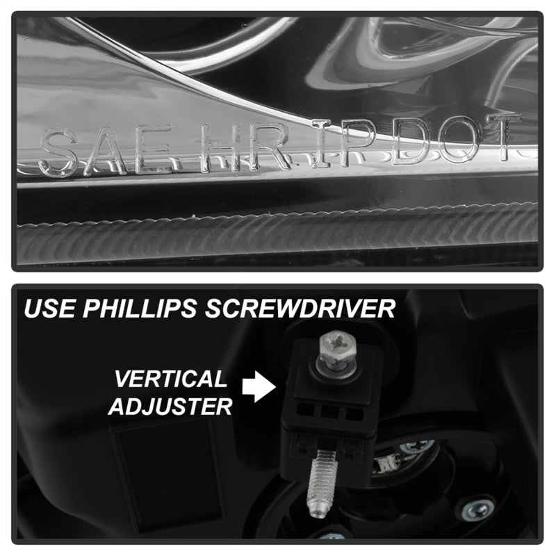 SPYDER xTune 05-10 Dodge Charger 4pc OEM Style Halogen Headlights w/Corner - Chrome (HD-JH-DCH05-SET-C) 9042393 9042393 Photo - Unmounted