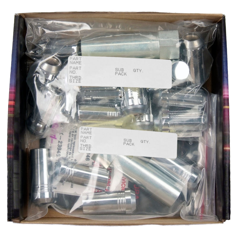 McGard SplineDrive Tuner 5 Lug Install Kit w/Locks & Tool (Cone) M14X1.5 / 1in. Hex - Chrome 65510 65510 Photo - in package