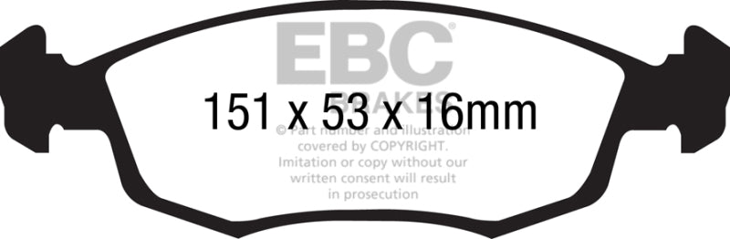 EBC Disc Brake Pad Set DP21879 Photo - Primary