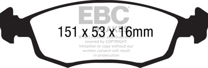 EBC Disc Brake Pad Set DP21879 Photo - Primary