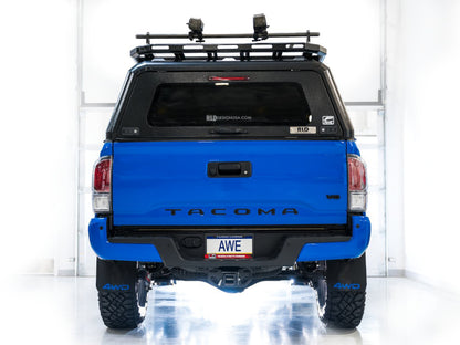 AWE Tuning AWE 2016-2022 Toyota Tacoma 0FG Exhaust with BashGuard - No Tips 3015-31826 3015-31826 Photo - Mounted