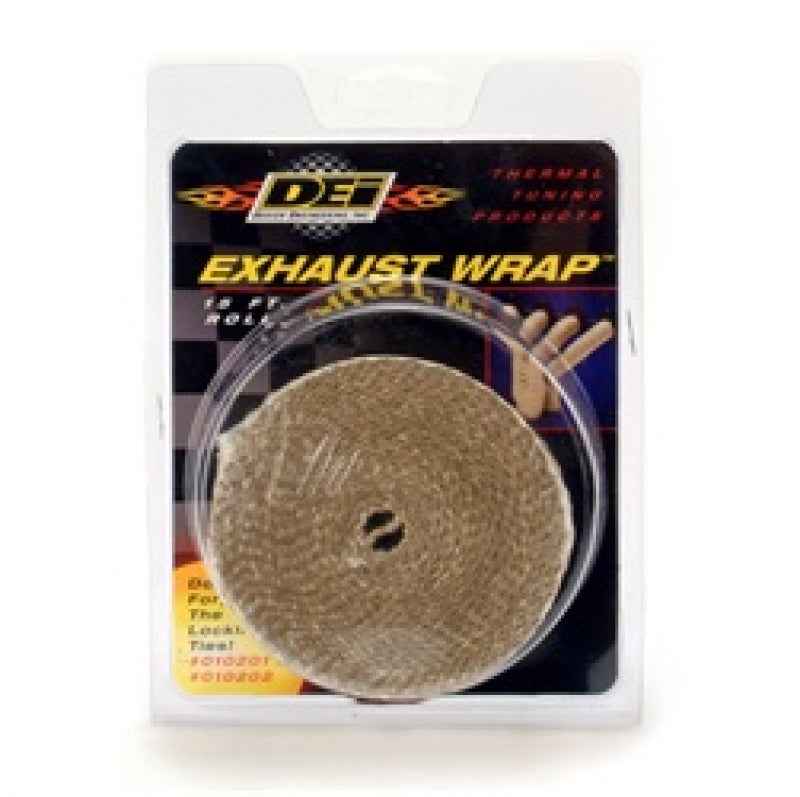 DEI Exhaust Wrap 2in x 15ft - Tan 10106 10106 Photo - in package