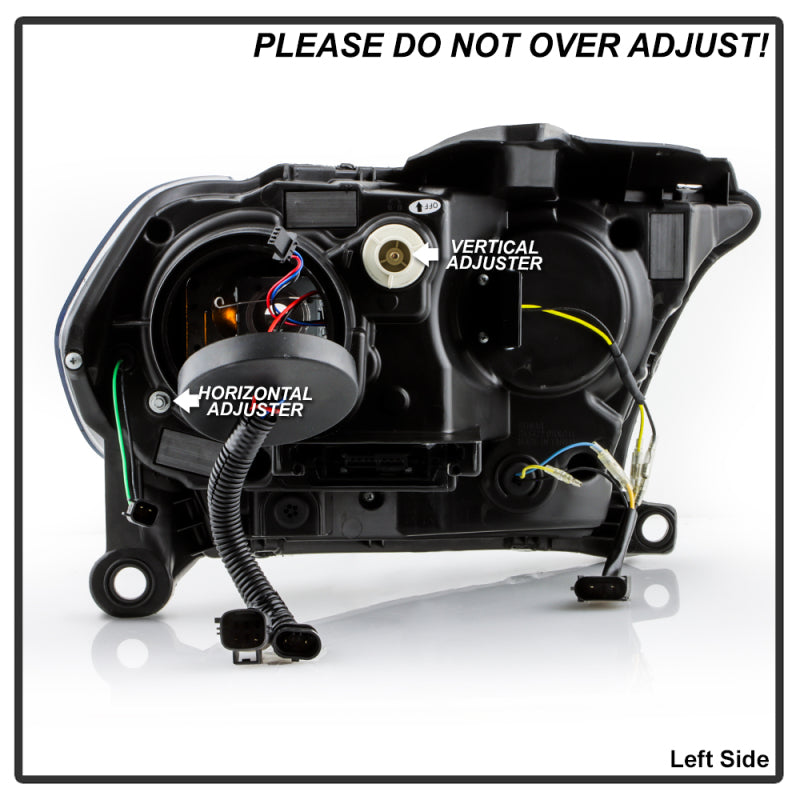 SPYDER 11-13 Dodge Durango (HID Model Only) Projector Headlights - Black PRO-YD-DDU11HIDSI-BK 5088680 5088680 User 5