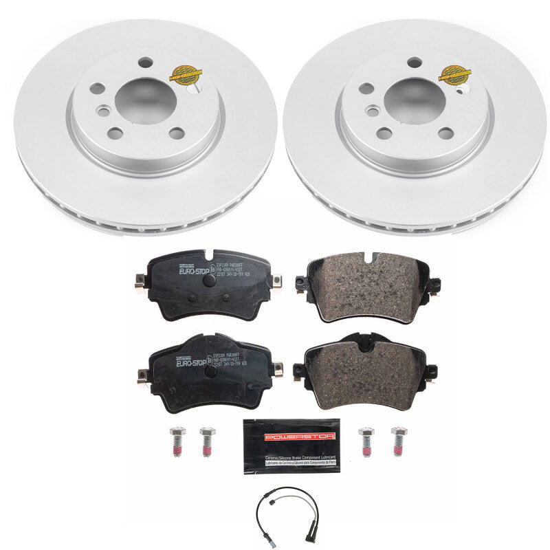 Power Stop 16-19 Mini Cooper Clubman Front Euro-Stop Brake Kit ESK7979 ESK7979 Photo - Primary