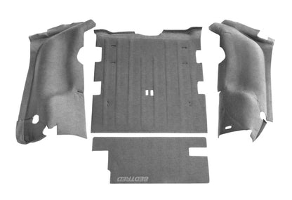 Bedrug 97-06 Jeep TJ 97-06 Rear Floor Liner 4PC Cargo Kit BTTJ97R Photo - Primary