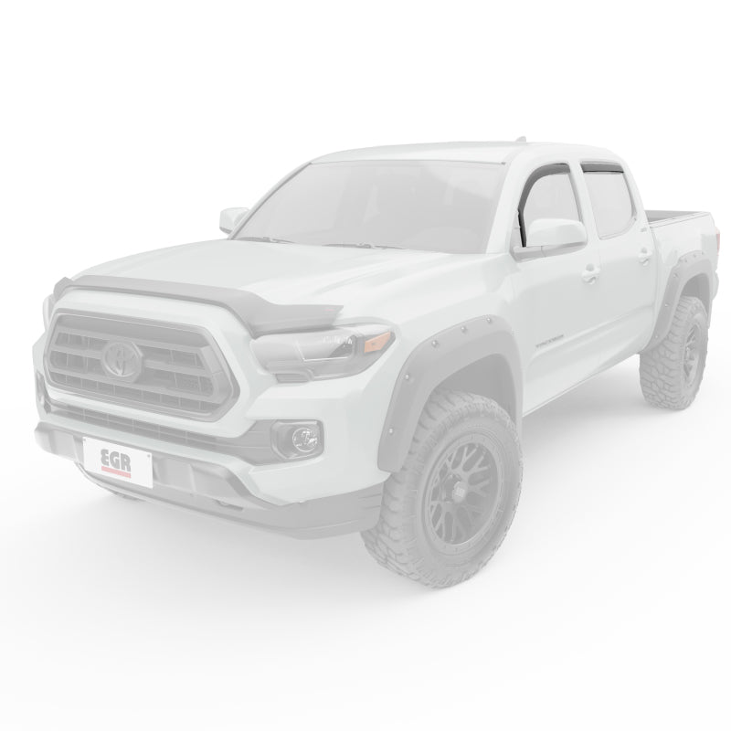 EGR 2016-2017 Toyota Tacoma In-Channel Window Visors - Smoked (575081) 575081 575081 Photo - Mounted