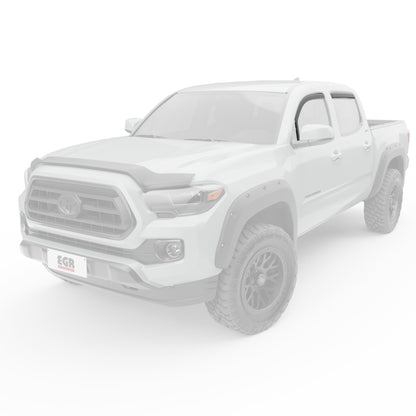 EGR 2016-2017 Toyota Tacoma In-Channel Window Visors - Smoked (575081) 575081 575081 Photo - Mounted