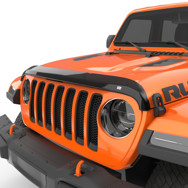 EGR Jeep 2018+ Wrangler / 2020+ Gladiator Superguard Hood Shield - Dark Smoke (305251) 305251 305251 Photo - Primary