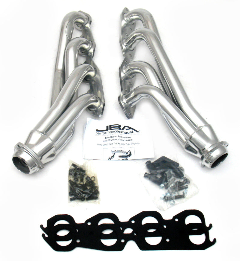 JBA 92-95 GM Truck 7.4L Vortec 1-3/4in Primary Silver Ctd Cat4Ward Header 1822S-1JS 1822S-1JS Photo - Primary