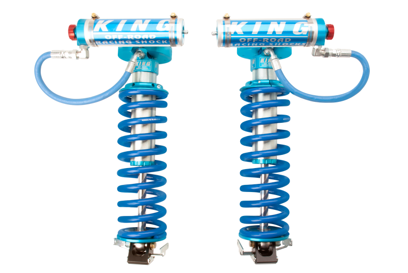King Shocks 2005+ Ford F-250 4WD Front 2.5 Dia Remote Res Coilover Conversion w/Adjuster (Pair) 25001-146A 25001-146A Photo - Primary