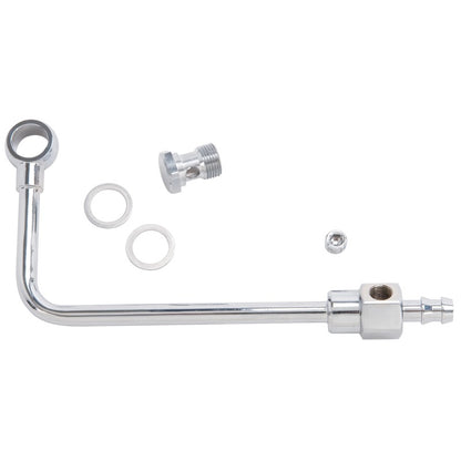 Edelbrock Fuel line, For  carburetors, 3/8" barb inlet, 1/8" NPT fuel 8126 Photo - Primary