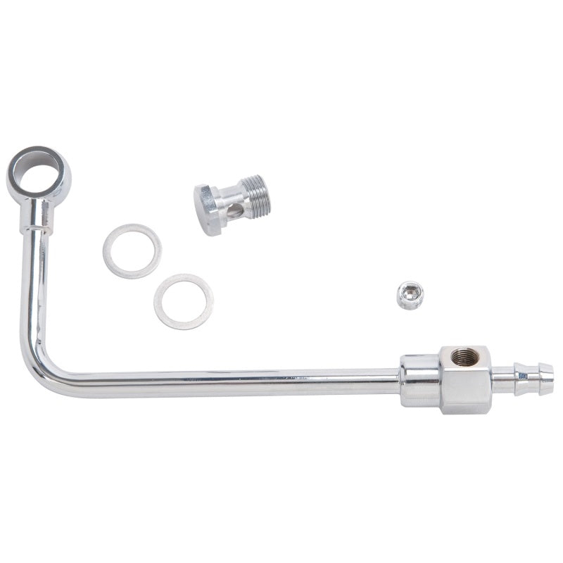 Edelbrock Fuel line, For  carburetors, 3/8" barb inlet, 1/8" NPT fuel 8126 Photo - Primary