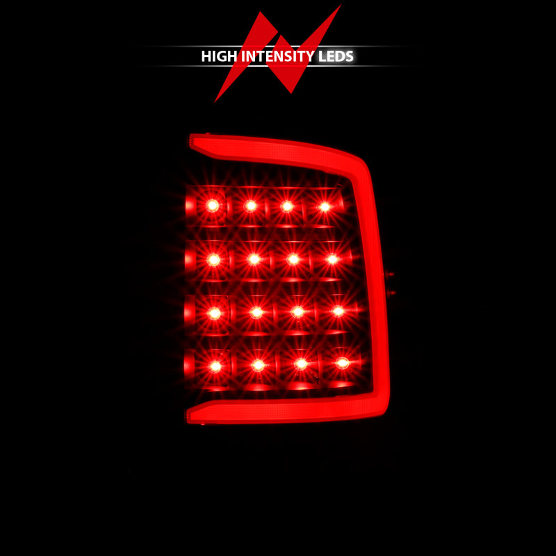 ANZO 2009-2018 Dodge Ram 1500 LED Taillight Plank Style Black w/Smoke Lens 311319 311319 Photo - Unmounted