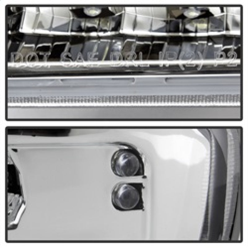 SPYDER xTune 99-06 GMC Sierra (Excl Denali) Full LED Bumper Lights - Chrome (CBL-GSI99-LED-C) 9029318 9029318 Photo - Unmounted