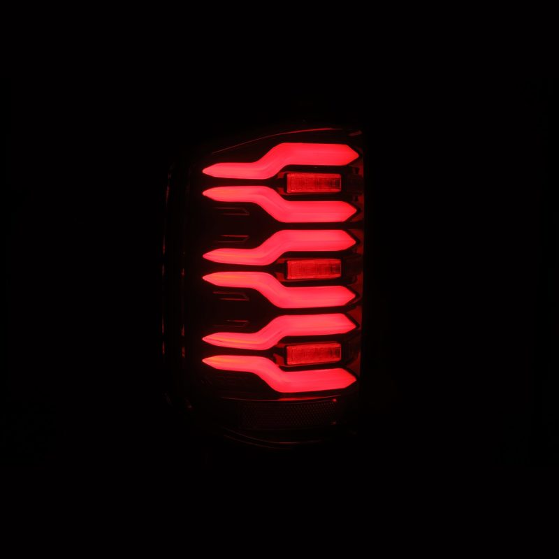 AlphaRex 14-18 Chevy Silverado 1500 Luxx-Series LED Tail Lights Black/Red w/Activ Light/Seq Signal 620050 620050 User 3