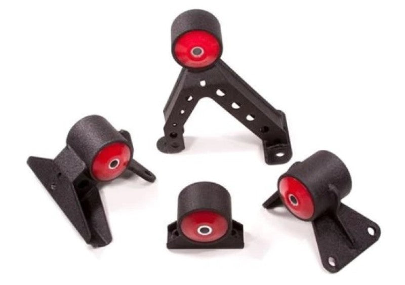 Innovative 07-13 Mitsubishi Evolution 4B11T Black Steel Mounts 85A Bushings 70750-85A 70750-85A User 1