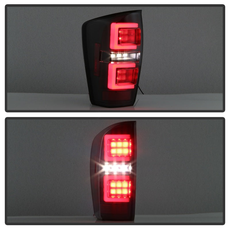 Spyder 16-17 Toyota Tacoma LED Tail Lights - Black (ALT-YD-TT16-LED-BK) 5085733 5085733 Photo - Unmounted
