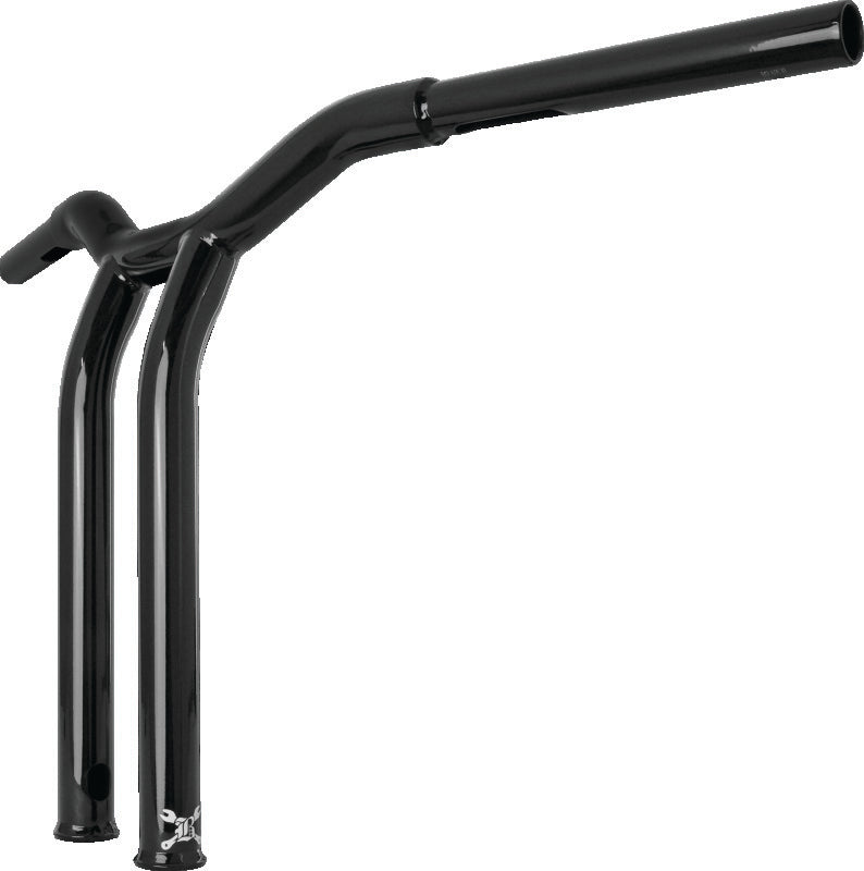 Burly Brand Dominator Raked Bar 14in - Gloss Black B12-6053B B12-6053B User 1
