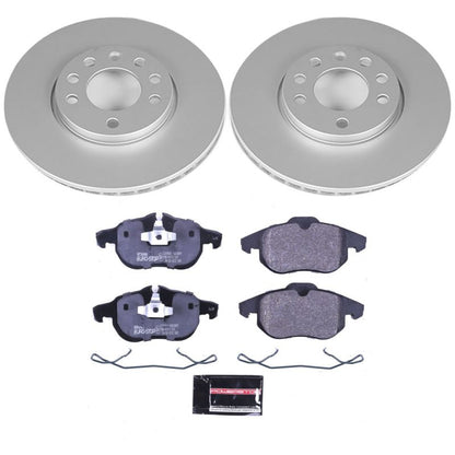 PowerStop Power Stop 03-11 Saab 9-3 Front Euro-Stop Brake Kit ESK978 ESK978 Photo - Primary