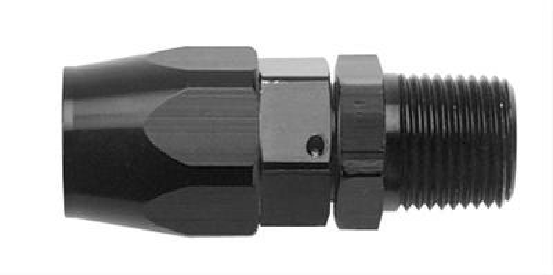 Fragola -6AN Straight Hose End x 1/4 NPT - Black 190106-BL 190106-BL Photo - Primary