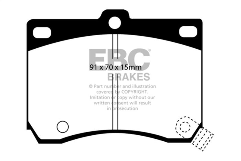 EBC Disc Brake Pad Set DP4824R Photo - Primary