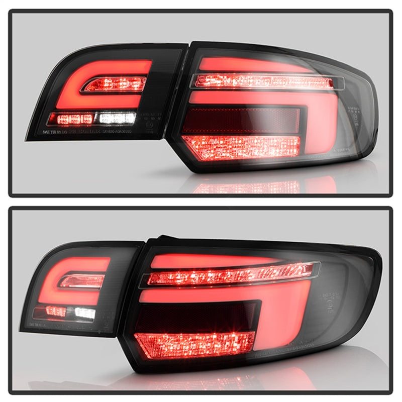 SPYDER 03-08 Audi A3 Full LED Tail Lights - Black (ALT-YD-AA303-LED-BK) 5089076 5089076 Photo - Unmounted