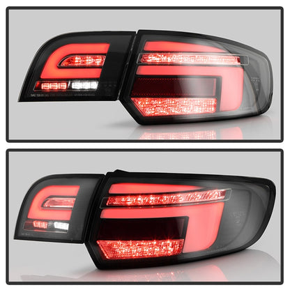 SPYDER 03-08 Audi A3 Full LED Tail Lights - Black (ALT-YD-AA303-LED-BK) 5089076 5089076 Photo - Unmounted