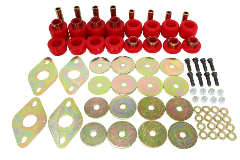 Energy Suspension ES Body Mounts - Red Suspension Bushing Kits main image