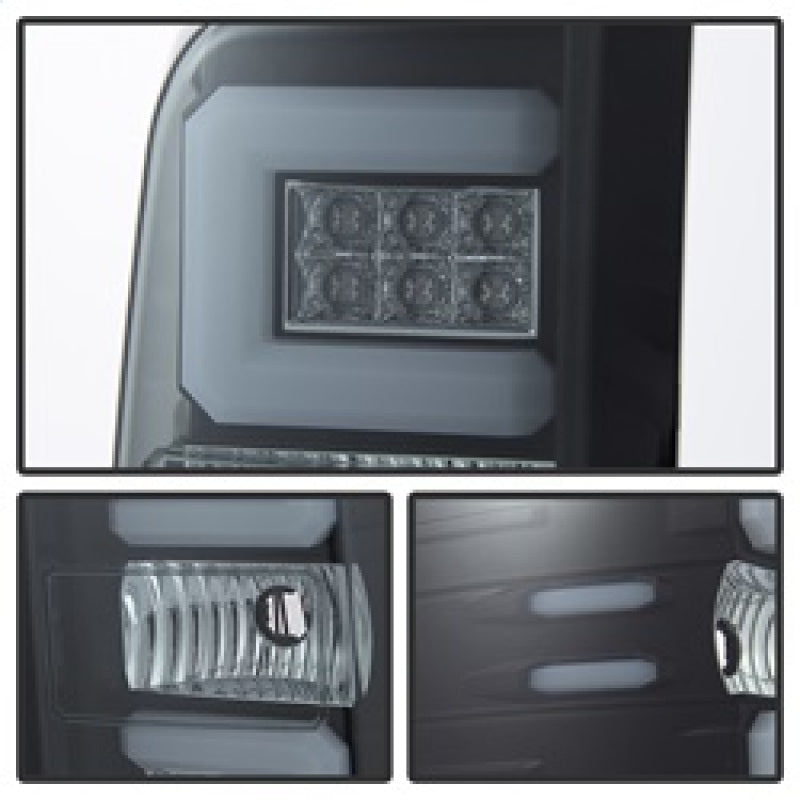 Spyder Chevy 1500 14-16 Light Bar LED Tail Lights Blk Smke ALT-YD-CS14-LBLED-BSM 5079992 5079992 Photo - Unmounted