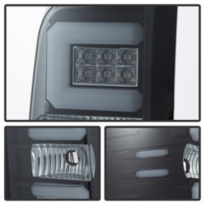 Spyder Chevy 1500 14-16 Light Bar LED Tail Lights Blk Smke ALT-YD-CS14-LBLED-BSM 5079992 5079992 Photo - Unmounted