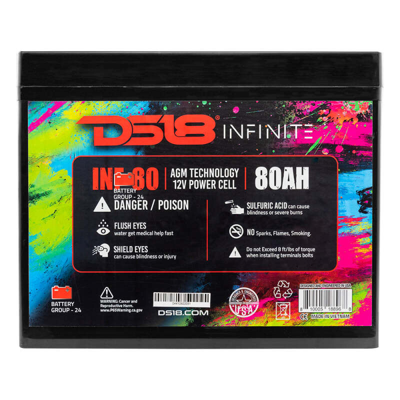 DS18 DSE Infinite AGM Power Cell Batteries Batteries, Starting & Charging Batteries main image