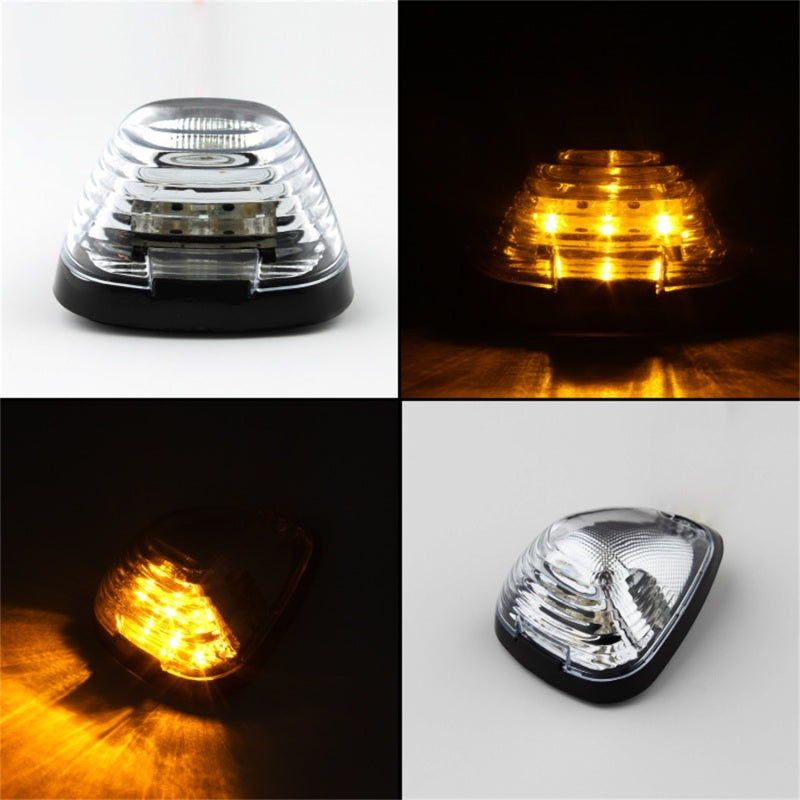 SPYDER Xtune Ford Super Duty F250-F550 99-15 Amber LED Cab Roof Lights Clear ACC-LED-FDSD99-CR-C 9924583 9924583 Photo - Unmounted