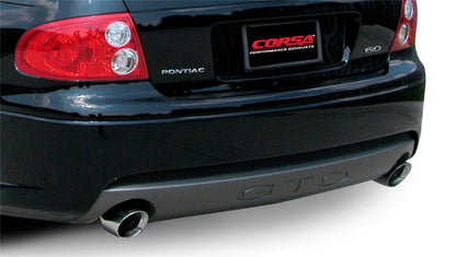Corsa Performance 05-06 Pontiac GTO 6.0L V8 2.5in Sport Cat-Back + XPipe Exhaust Polishe 14189 Photo - Mounted