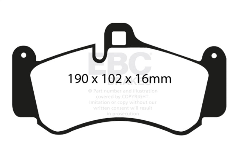 EBC Disc Brake Pad Set DP41516R Photo - Primary