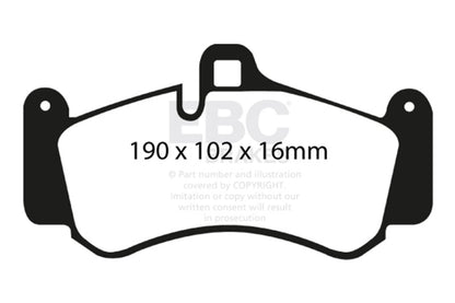 EBC Disc Brake Pad Set DP41516R Photo - Primary