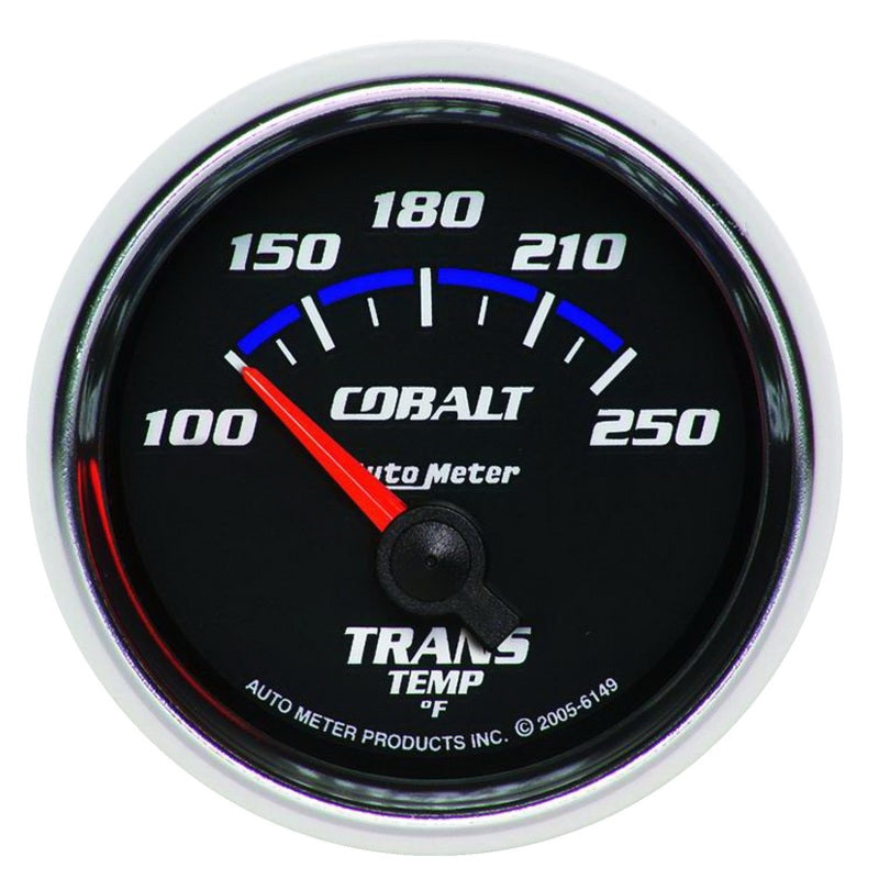 Autometer Gauge, Transmission Temp, 2 1/16", 100-250 deg. F, Electric, Cobalt 6149 Photo - Primary