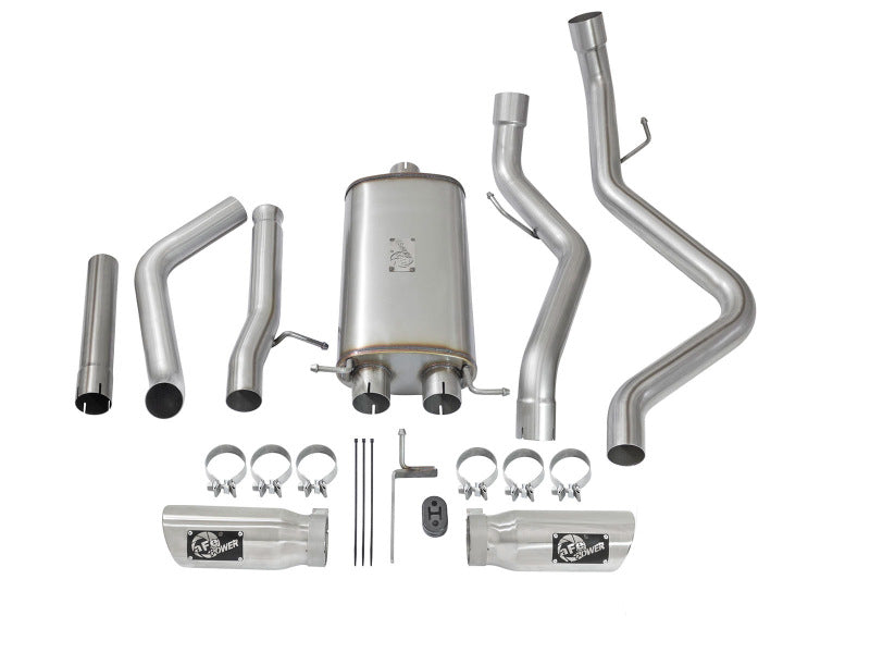 aFe  POWER MACH Force-Xp 3" 409 Stainless Steel Cat-Back Exhaust System 49-44071-P Photo - Unmounted